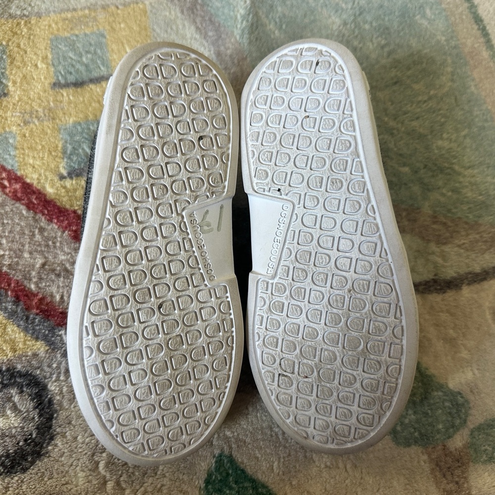 DC Kids Black and Gray Slip-On Sneakers Size 12 - Picture 6 of 7